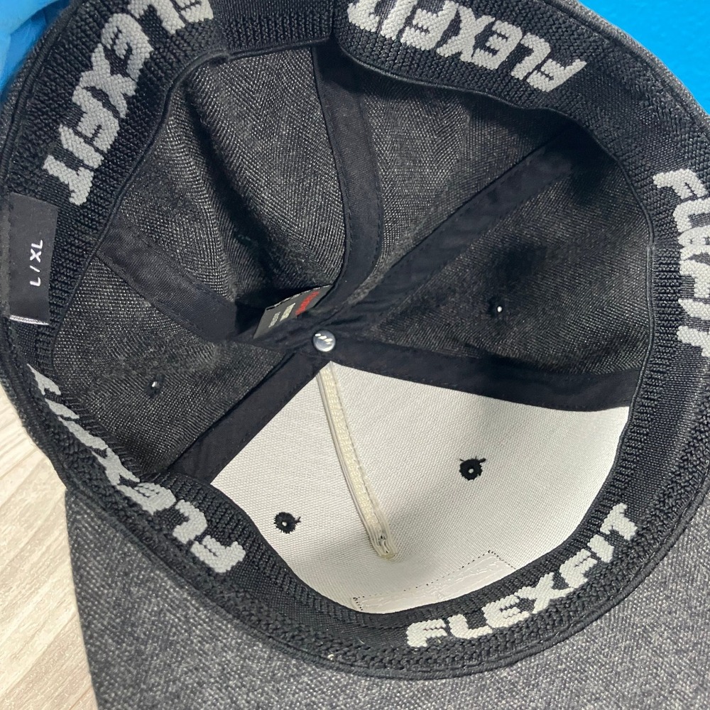 Quiksilver Hat Flexfit Men's L/XL Gray Heather Boardriding Apparel‎ - Picture 6 of 6